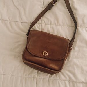 Vintage Leather Coach Purse